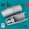 RESKIT RSU48-0361 Su-27 Flanker exhaust nozzles for GWH kit (3D Printed) (1/48)